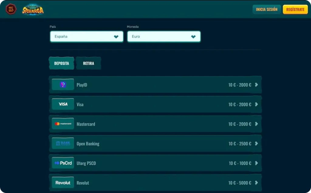 pagos del casino spinanga